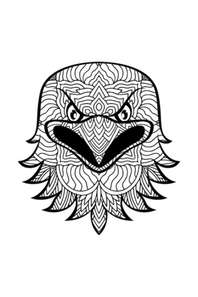 OEM Διακοσμητικό αυτοκόλλητο, Μάνταλα, Πουλί, Μαύρο, 60 εκ.