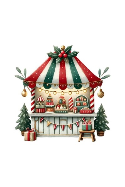 OEM Decorative Sticker, Christmas, Multicolor