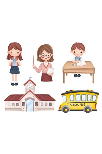 OEM Διακοσμητικό αυτοκόλλητο, σχολείο