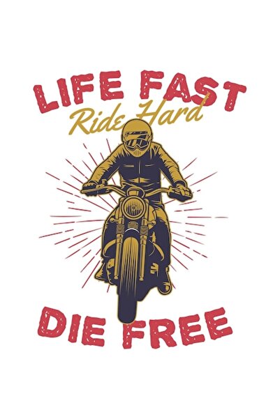 OEM Decorative Sticker, Motorcycle with Quote