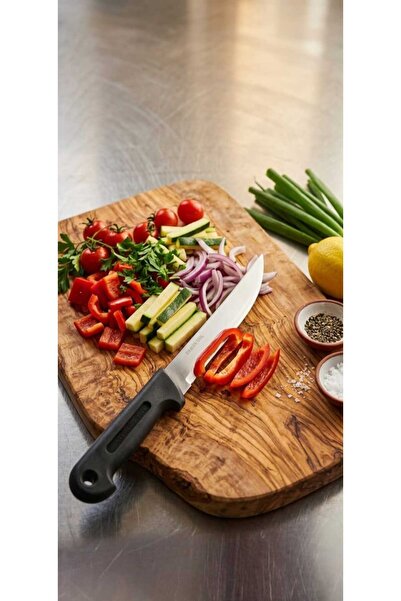 SDG Multi-purpose knife with a stainless steel blade and black handle