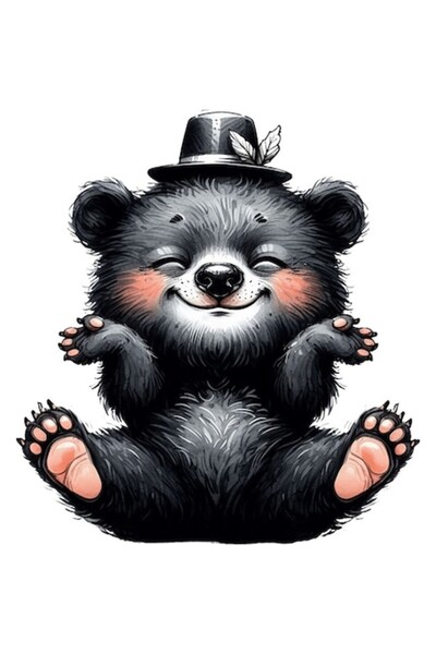 OEM Autocolant auto, Ursuleț, 26 cm