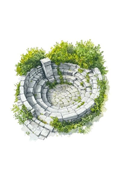 OEM Διακοσμητικό αυτοκόλλητο, Μνημείο, Αθήνα, Πολύχρωμο