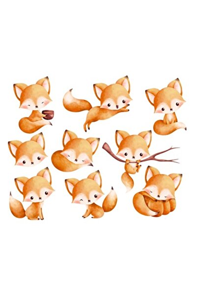 OEM Διακοσμητικό αυτοκόλλητο, Αλεπού