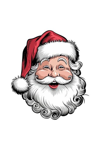 OEM Autocolant decorativ, Crăciun, Moș Crăciun, Roșu