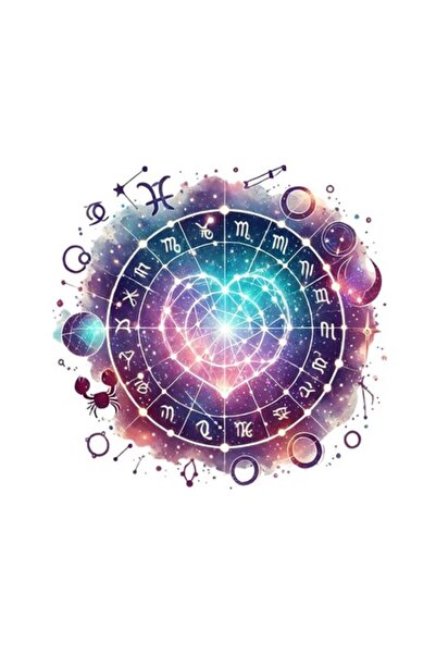 OEM Autocolant decorativ, Horoscop, Multicolor