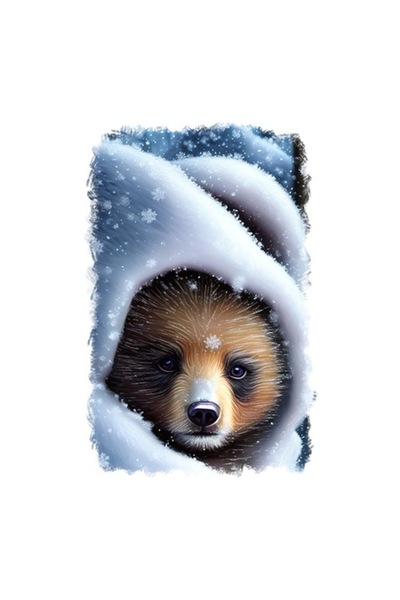 OEM Διακοσμητικό αυτοκόλλητο, Αρκουδάκι, Καφέ, 85 εκ.