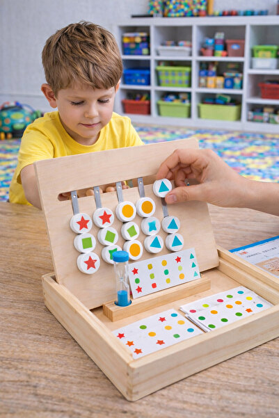 Toys لعبة الذكاء الخشبية للأطفال – لعبة مطابقة الأشكال وتنمية التفكير