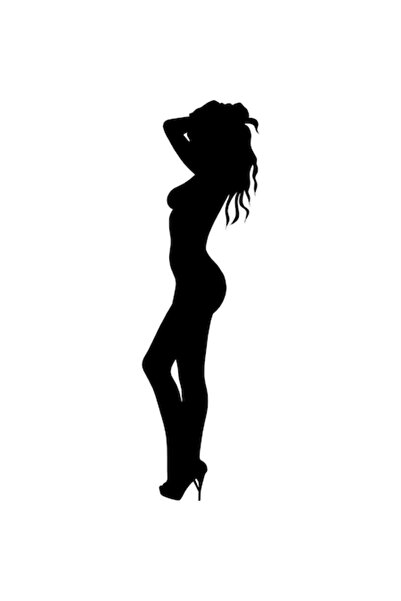 OEM Car Sticker, Woman, 30 cm