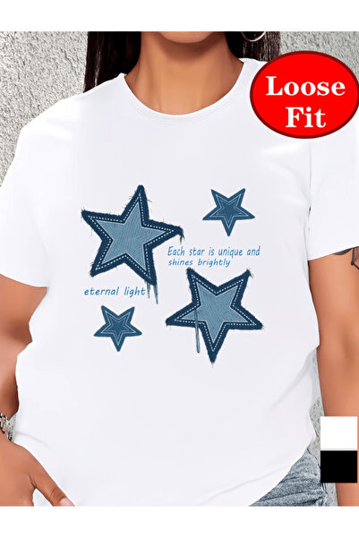 gencerco Μπλουζάκι με στάμπα  "Αιώνιο Φως " Premium Oversize