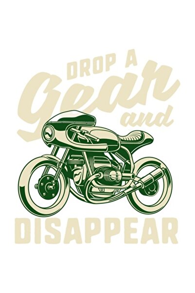 OEM Decorative Sticker, Motorcycle with Quote