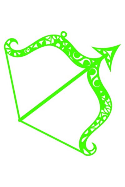 OEM Autocolant decorativ, săgeată, verde, 64 cm