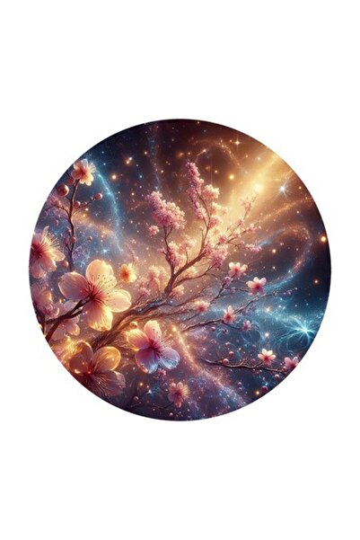 OEM Διακοσμητικό αυτοκόλλητο, άνθος κερασιάς, πολύχρωμο