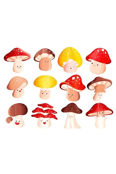 OEM Autocolant decorativ, Ciuperci, Drăguț