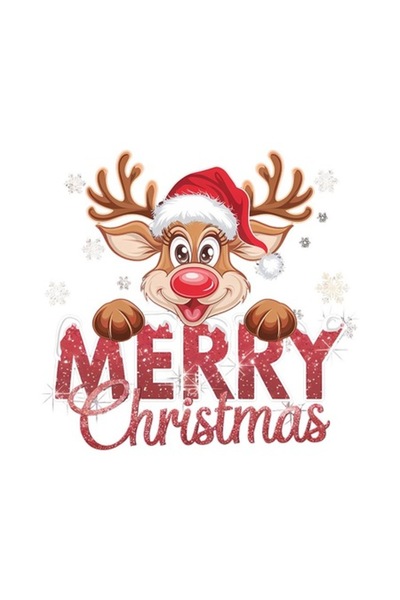 OEM Autocolant Decorativ, Crăciun, Crăciun Fericit, Roșu