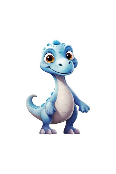 OEM Διακοσμητικό αυτοκόλλητο, δεινόσαυρος, μπλε