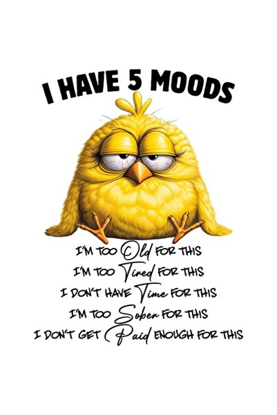 OEM Autocolant decorativ cu pasăre amuzantă