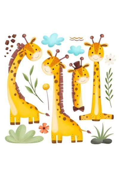 OEM Autocolant decorativ, Girafe