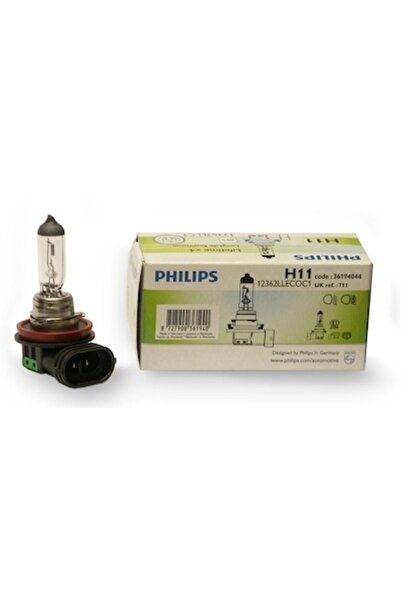 Philips Bec auto cu halogen EcoVision H11 55W 12V 12362LLECOC1, de lungă durată
