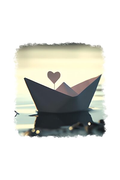 OEM Decorative Sticker, Boat, White, 55 cm