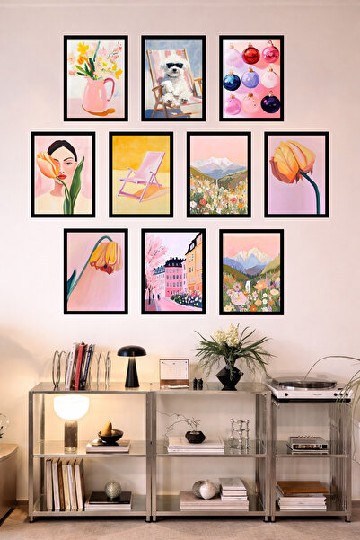 UNT Bucătărie cu aspect de cadru, 10 piese |   Modern |   Set de pictură cu a...