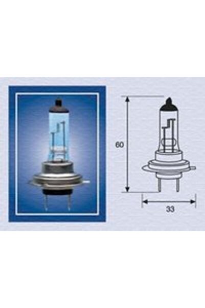 MAGNETI MARELLI Bec far auto cu halogen H7 55W 12V 002557100000