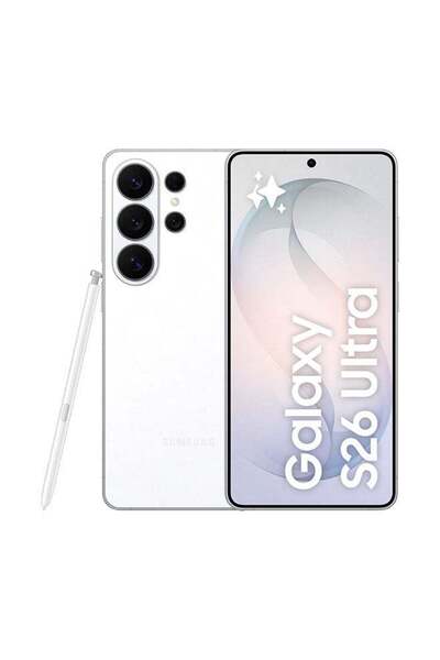 Samsung هاتف سامسونج S26 ألترا ثنائي الشريحة، أبيض، ذاكرة وصول عشوائي 12 جيجا...