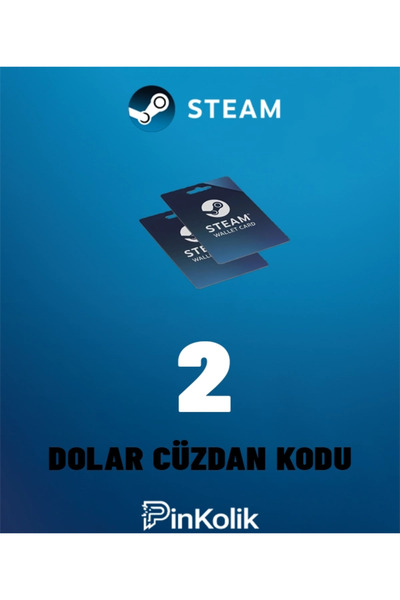 Steam 2 USD Cüzdan Kodu