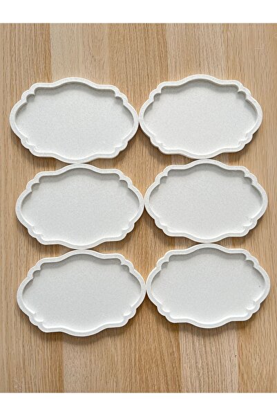 StudioAslanDesign Dekoratif Türk Kahvesi Sunum Tepsisi – Minimal Kahve Sunumluk