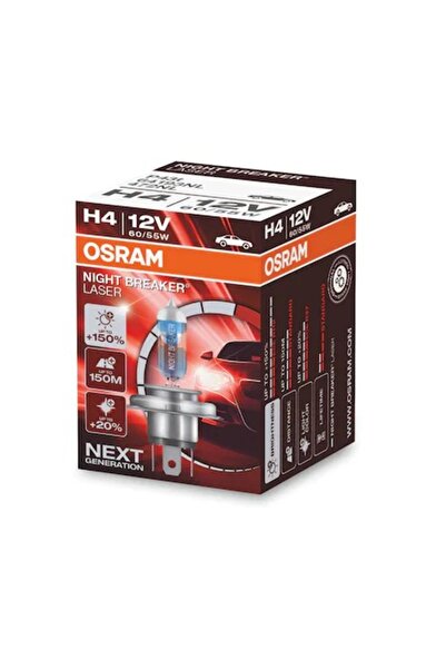 Osram Bec auto cu halogen Night Breaker Laser Next Generation +150% H7 55W 12...
