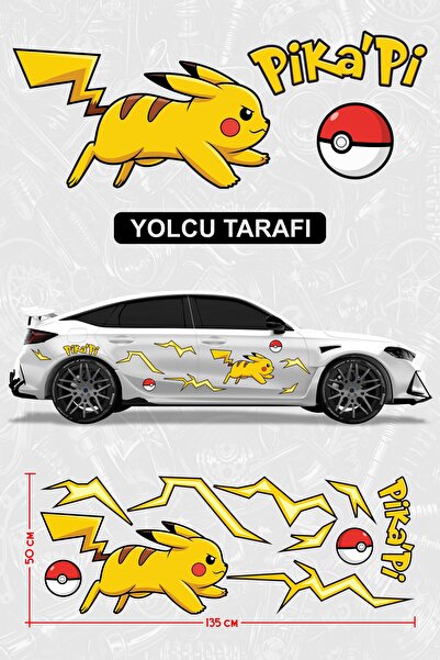 Stikacar PIKACHU Yan Gövde Kaplama Seti