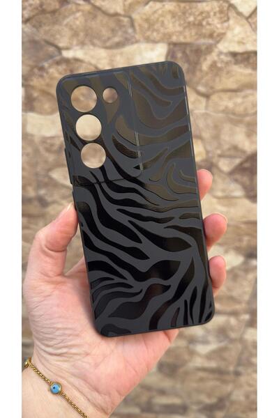Vip Case Vivo V30 Lite Compatible Zebra Patterned Silicone Shock-Absorbing Cl...