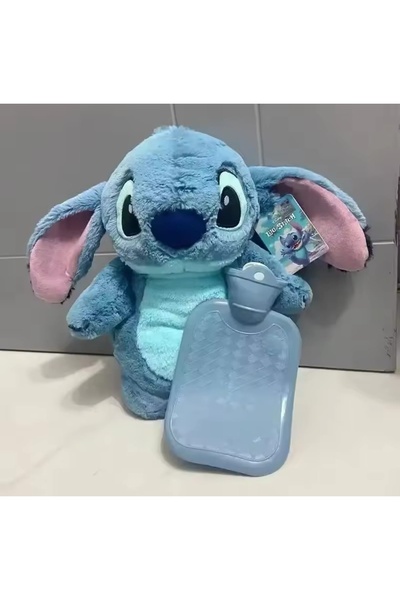 NB market Stitch peluş oyuncak sıcak su torbası içinde stich sıcak su torbası...