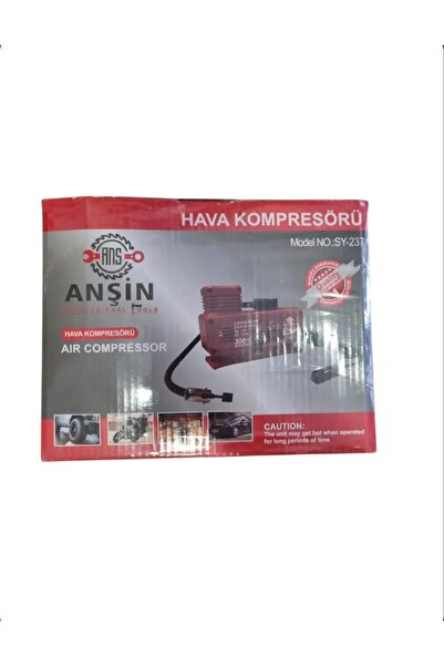 ValoriaHome ANŞİN SY-237 Hava Kompresörü 12V Araç Lastik Şişirme Pompası Güçl...