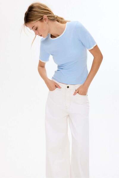 H&M Fine-knit T-shirt