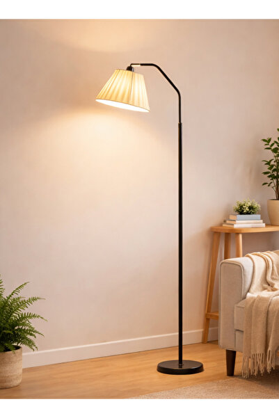 Cady One مصباح أرضي منحني برأس قابل للتعديل، إضاءة دافئة ومريحة