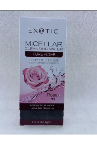 Exotic MICELLAR CLEANSING WATER ACTIVE complete cleanser rose 200 mL