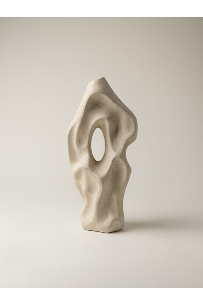 Minihol Finn Seramik Dokulu Vazo (16 x 34 cm)