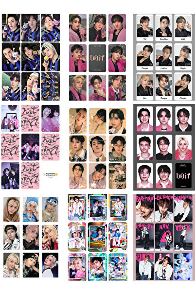 animeandyourworld Stray kids fotokart 1 adet 9*6 cm PVC kaplı fotokart