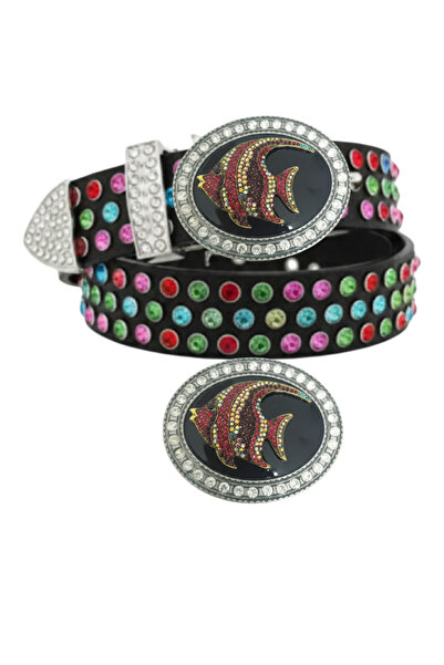 targay Belt with Full Stones on It