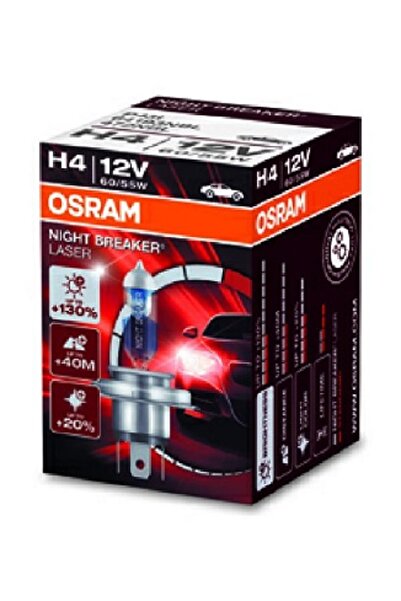 Osram Bec auto cu halogen Night Breaker Laser H4 60/55 W 12V 64193NBL