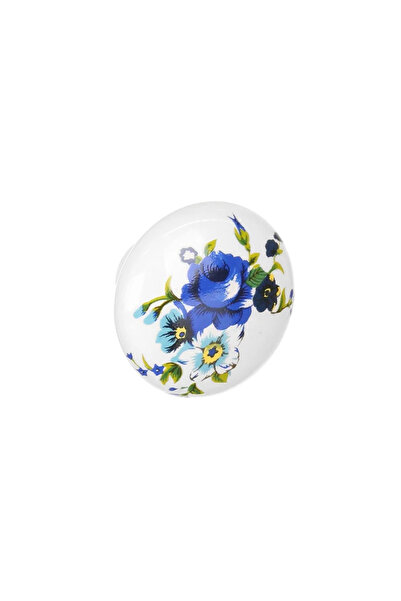 OEM Furniture knob "flowers", Ø 32 mm, ceramic, painted