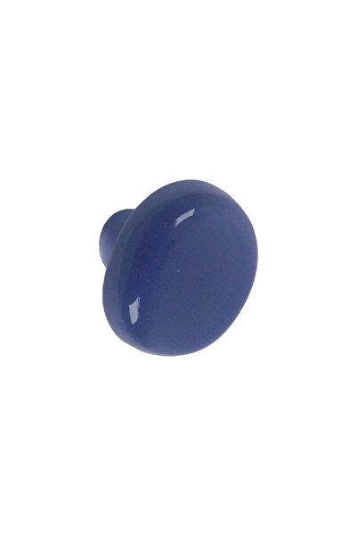 OEM Buton mobila, Ø 35 mm, plastic, albastru
