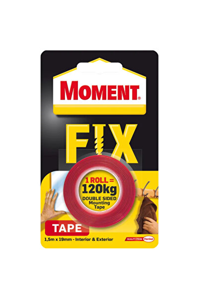 OEM Αυτοκόλλητη ταινία διπλής όψης Moment Power Fix, αντοχή έως 120 kg, 19 mm...