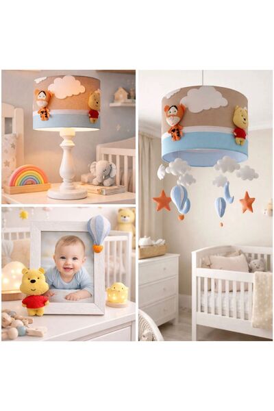 Leobabyroom Winnie The Pooh ve Tigger Oyuncaklı Bebek Çocuk Odası Tasarım Avi...