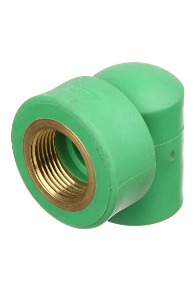 OEM Γωνία σωλήνα PPR, 90 μοίρες, εσωτερικό σπείρωμα, Ø 32 mm x 1', PN25, πράσινο