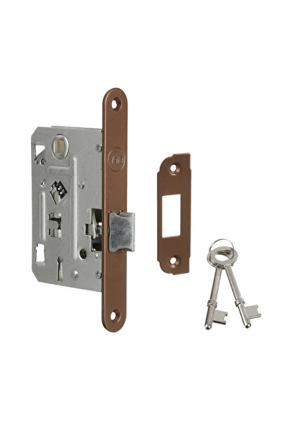 OEM Broasca usa, incastrata, usa interior, inchidere cu cheie, 43 x 72 mm, maro