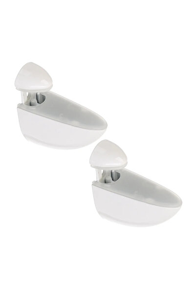 OEM Стъклена стойка за рафтове, 3-26 мм, бяла (комплект от 2 броя)