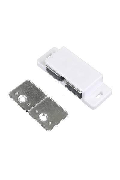 OEM Magnetic furniture lock, max 3 kg, white (set of 2)