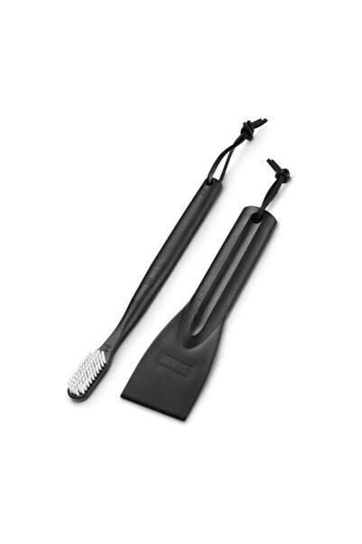 OEM Set curatare gratar Weber, plastic, perie si racleta